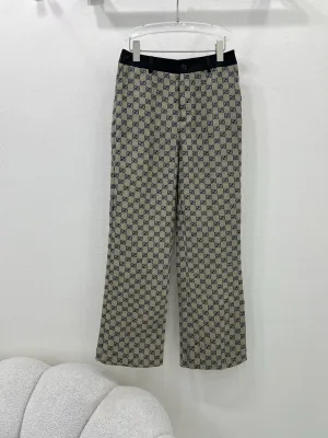 GC 25 new contrast leather pants