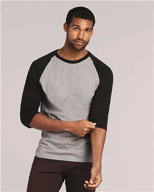 Gildan Men's Heavy Cotton™ Raglan Baseball T-Shirt - 5700