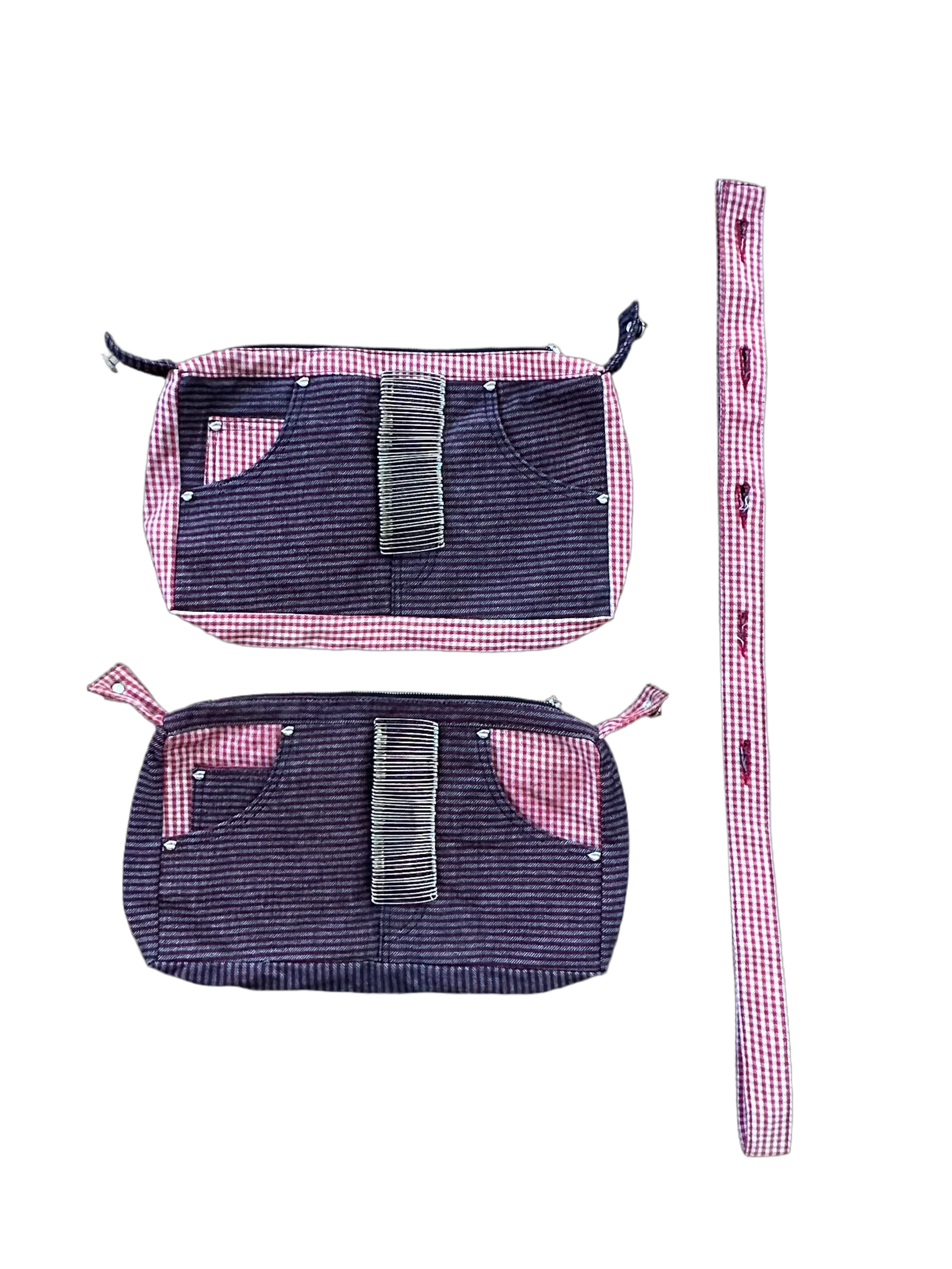 GINGHAM HEAVY METAL BAG SET