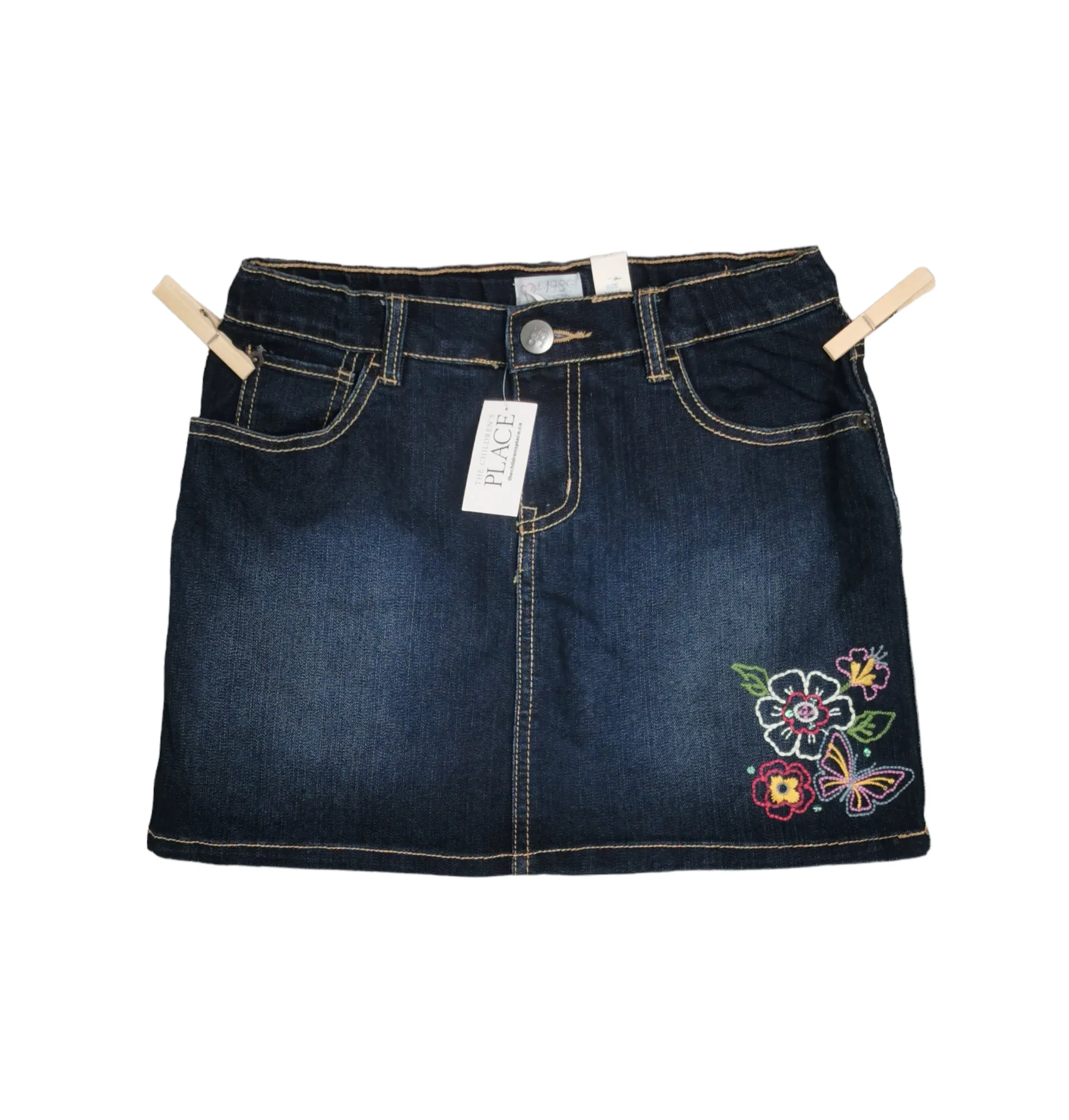 GIRL SIZE 12 YEARS - CHILDREN'S PLACE, Soft Jean Skort NWT B8