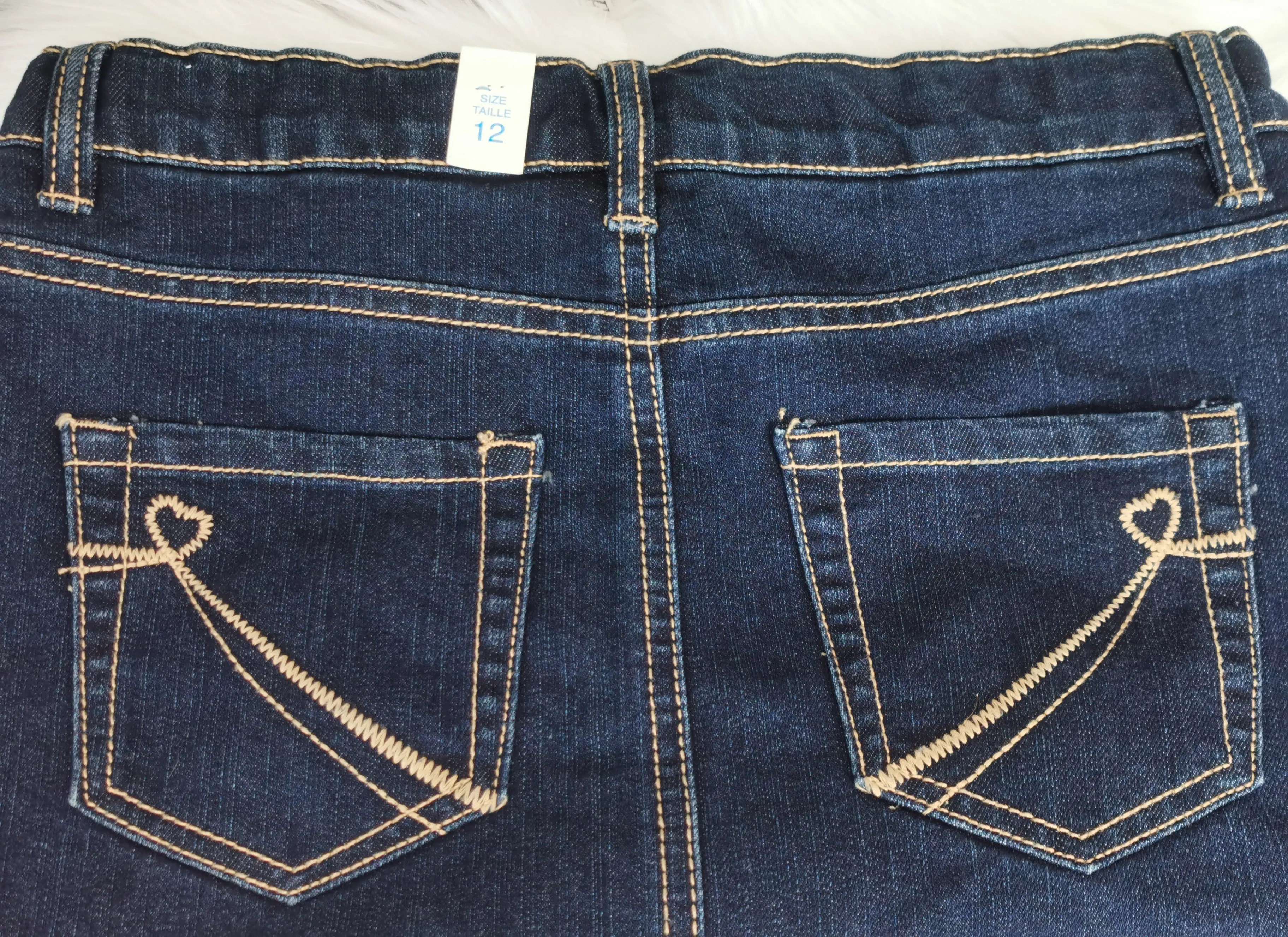GIRL SIZE 12 YEARS - CHILDREN'S PLACE, Soft Jean Skort NWT B8