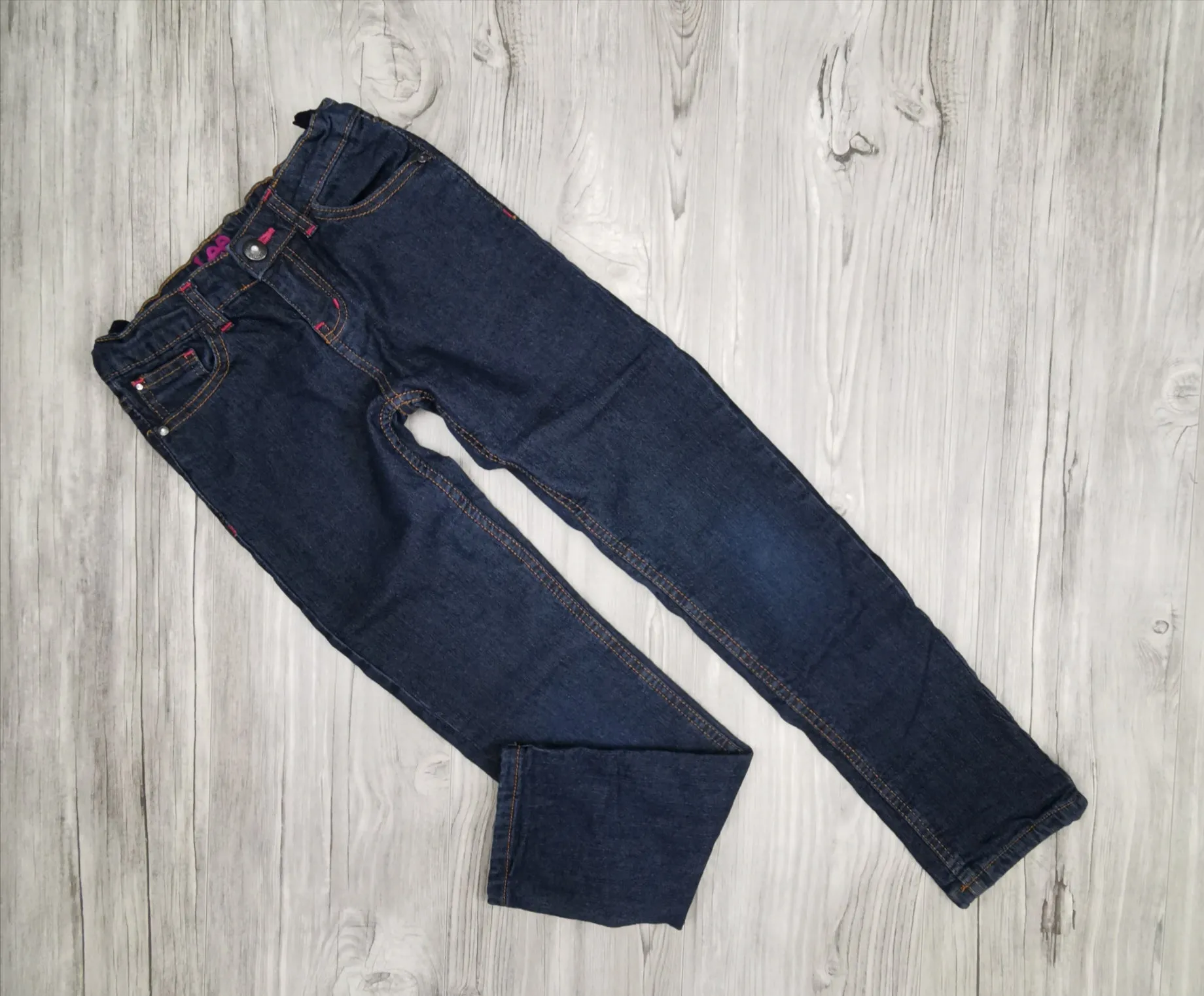 GIRL SIZE 8 YEARS - LEE Jeans, Cotton Lined Straight Jeans EUC B42