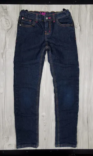 GIRL SIZE 8 YEARS - LEE Jeans, Cotton Lined Straight Jeans EUC B42