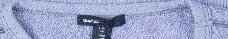 GIRL SIZE LARGE (10 YEARS) GAP Kids, Soft Knit Pullover Hoodie EUC B29