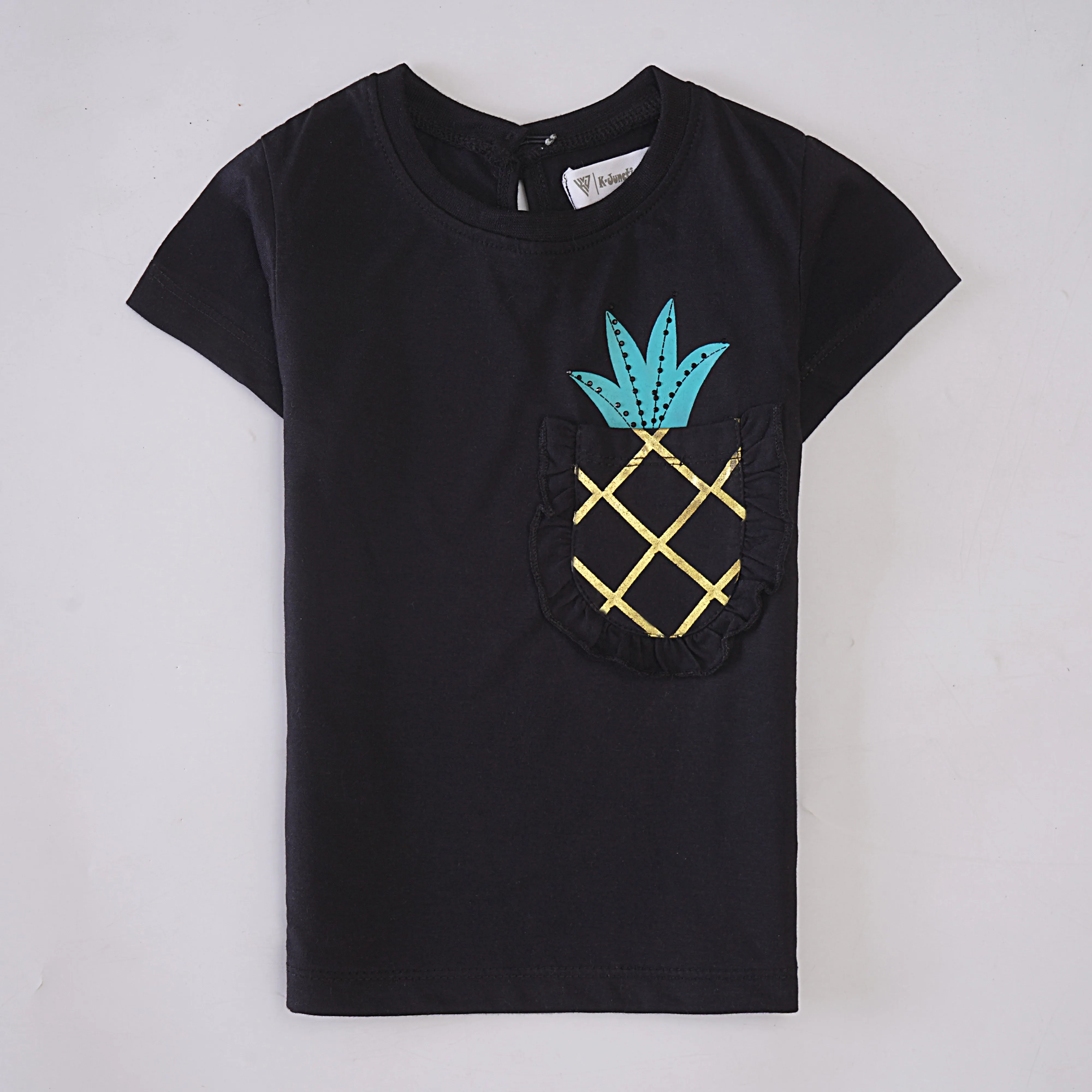 Girls H/S t shirt (Pineapple)