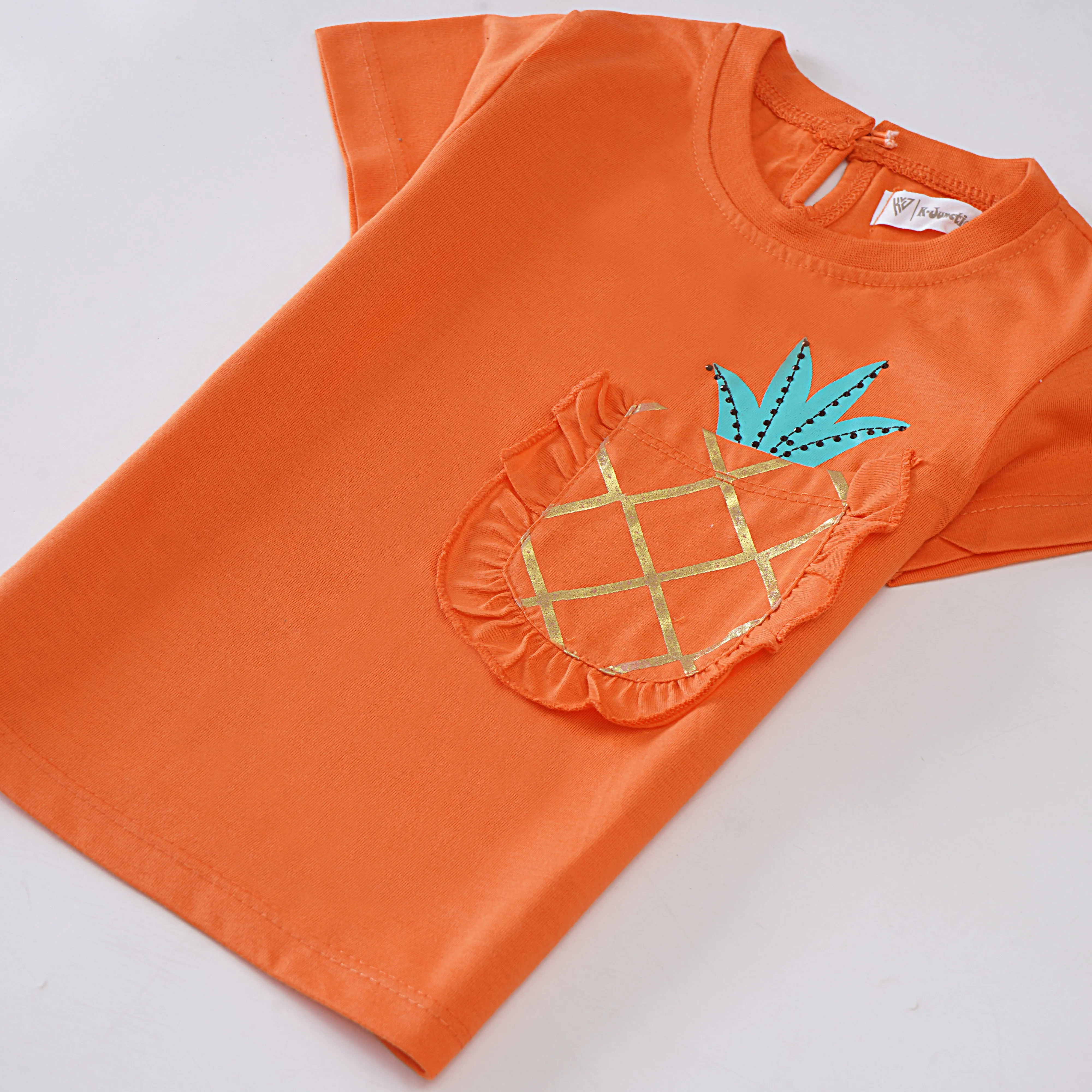 Girls H/S t shirt (Pineapple)