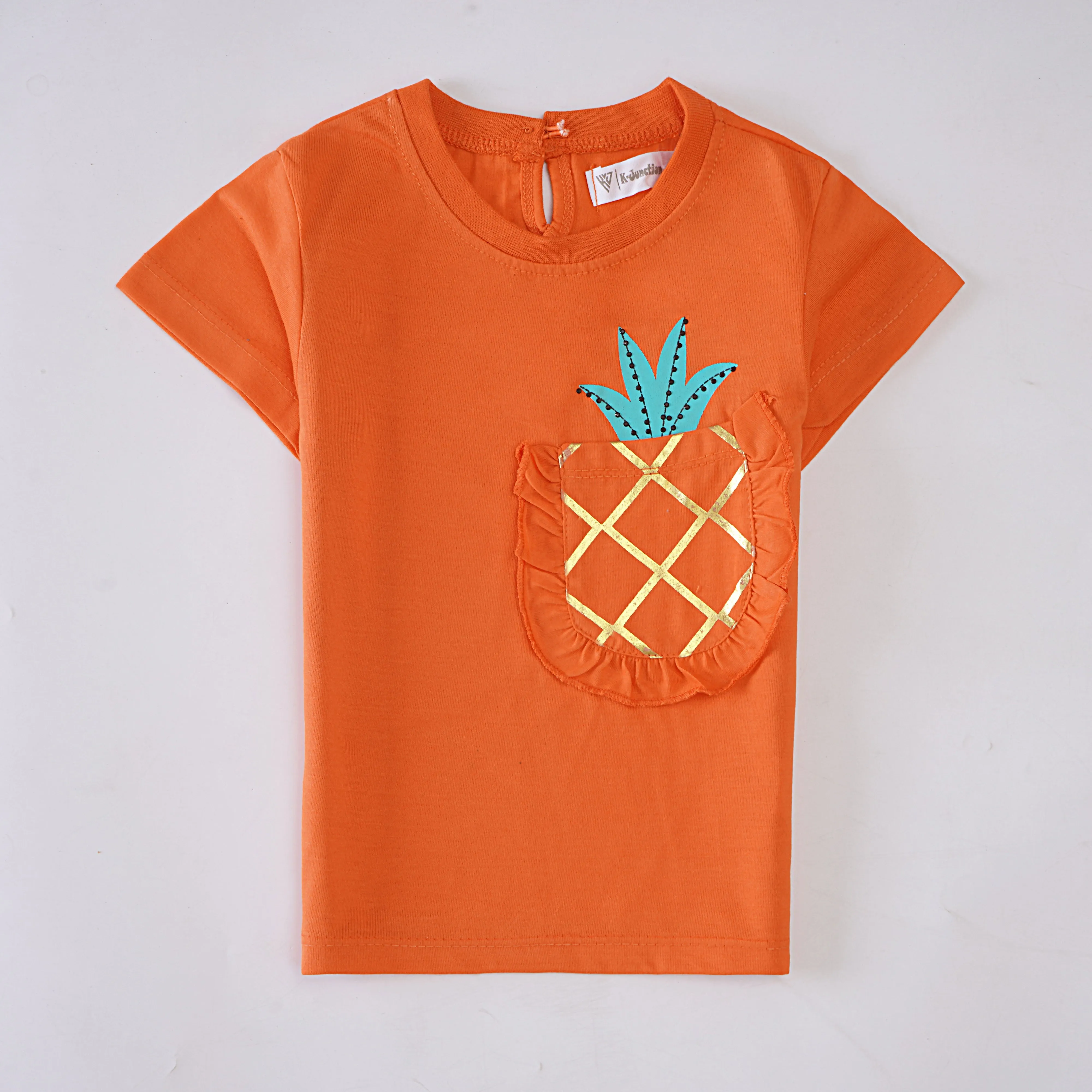 Girls H/S t shirt (Pineapple)