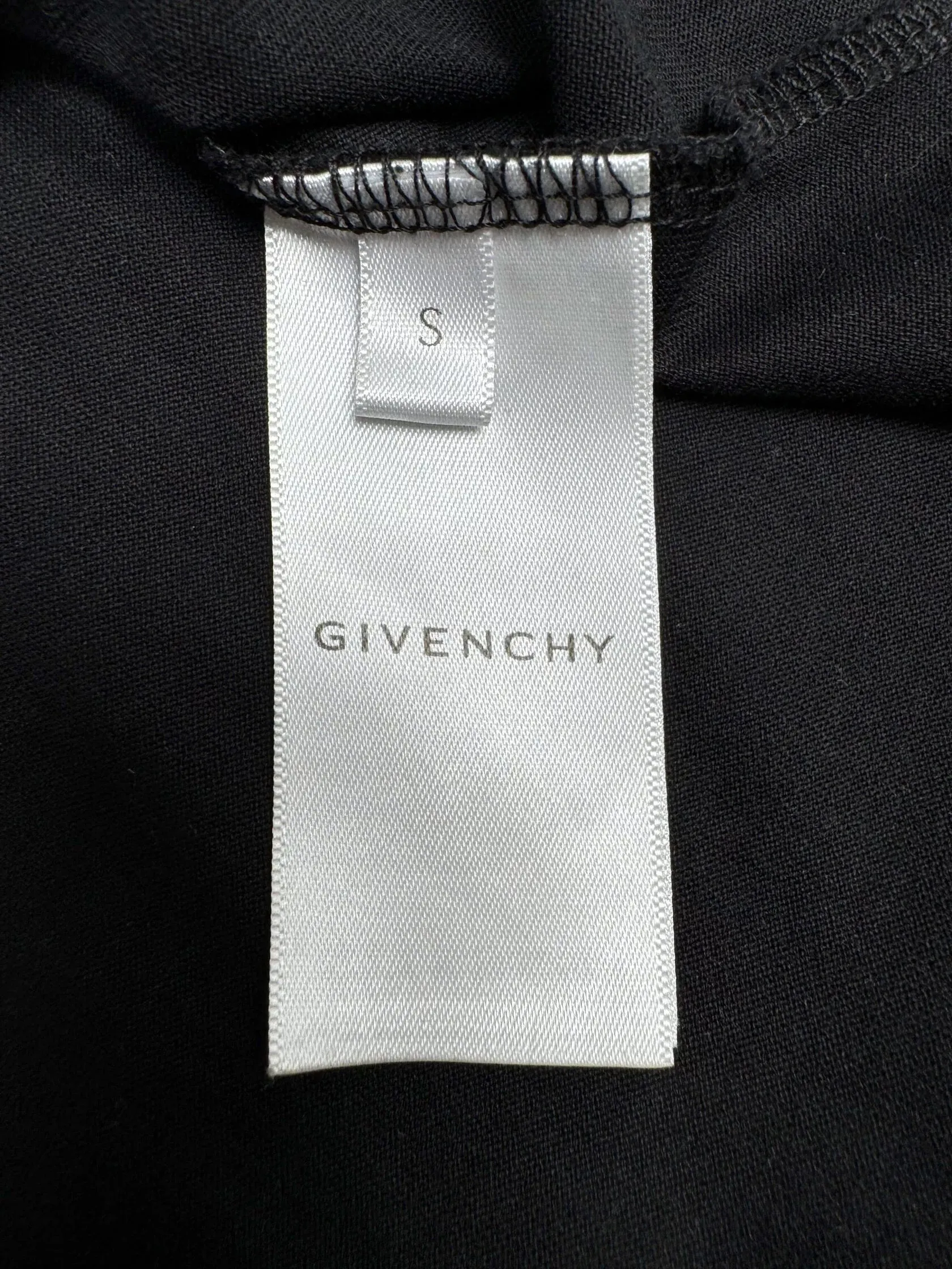 Givenchy Oversized Gothic Print T-Shirt - Black (Unused)