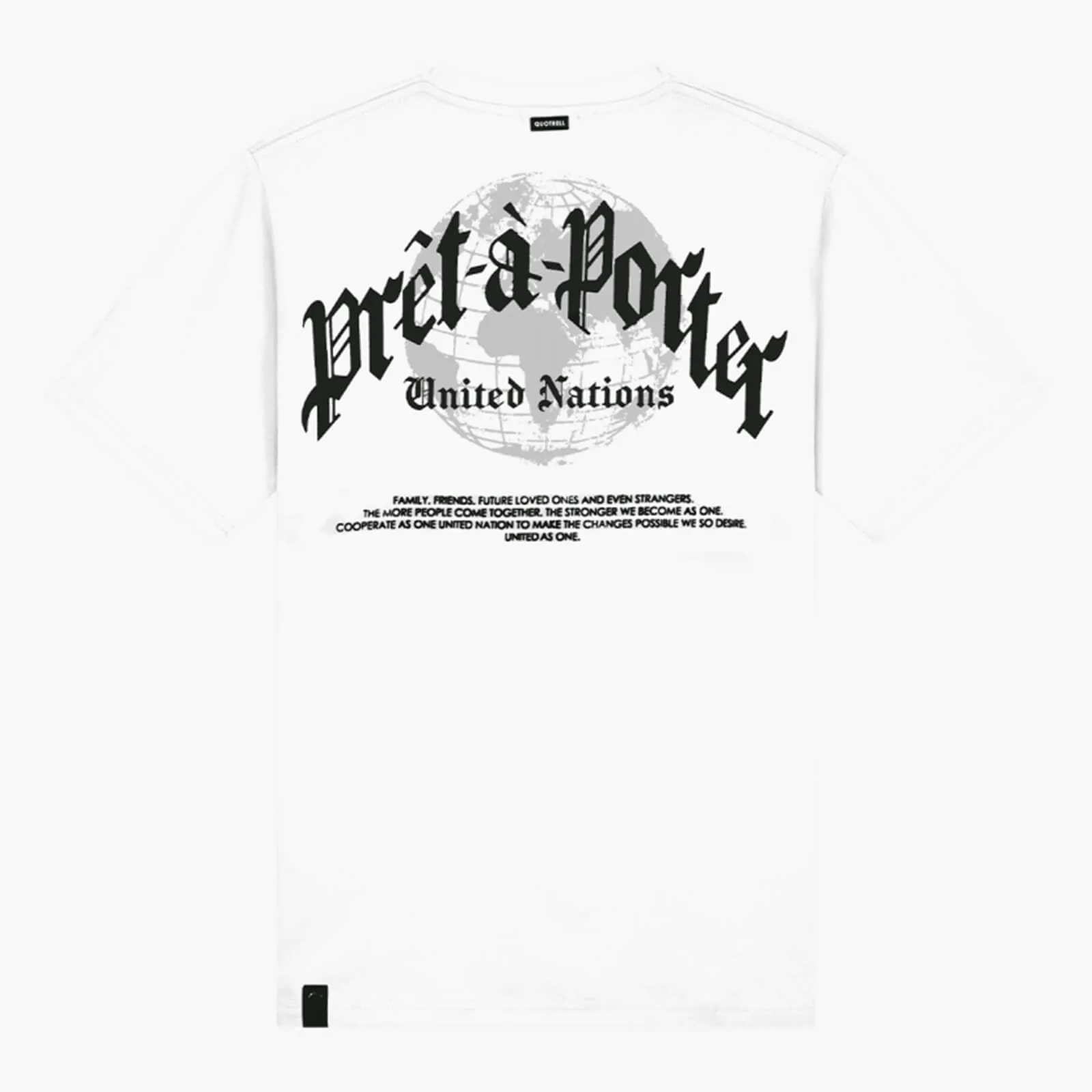 GLOBAL UNITY T-SHIRT | WHITE/BLACK
