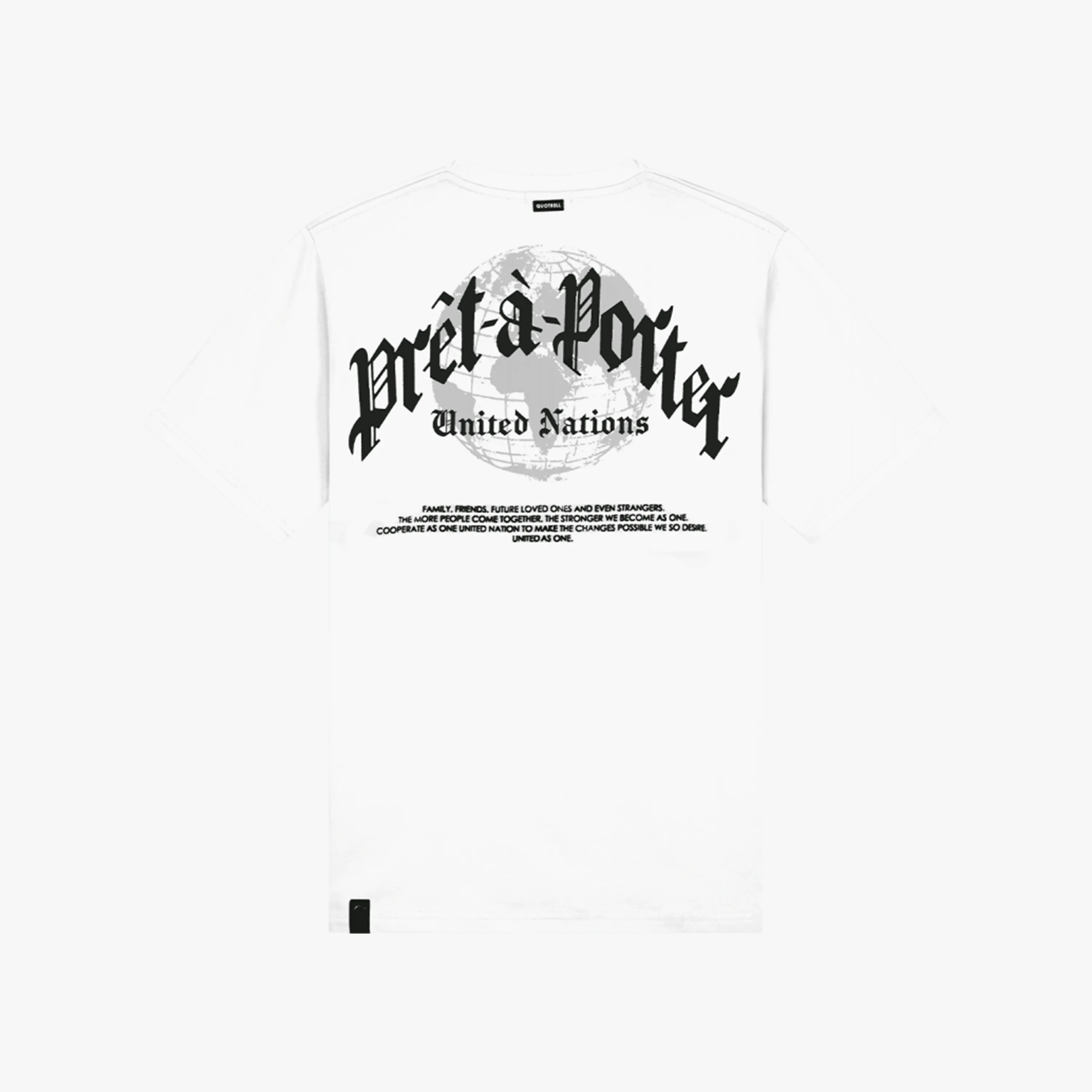 GLOBAL UNITY T-SHIRT | WHITE/BLACK