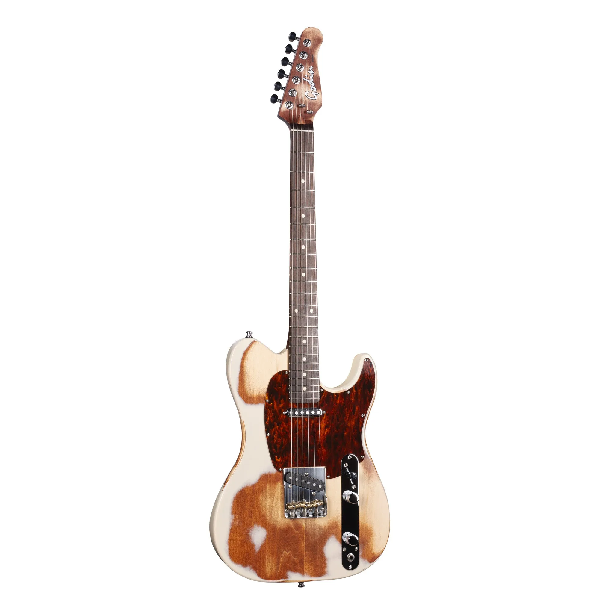 Godin 100309 LTD Stadium Pro Ozark Cream Hangover RN Electric Guitar with Gig Bag - See Decription