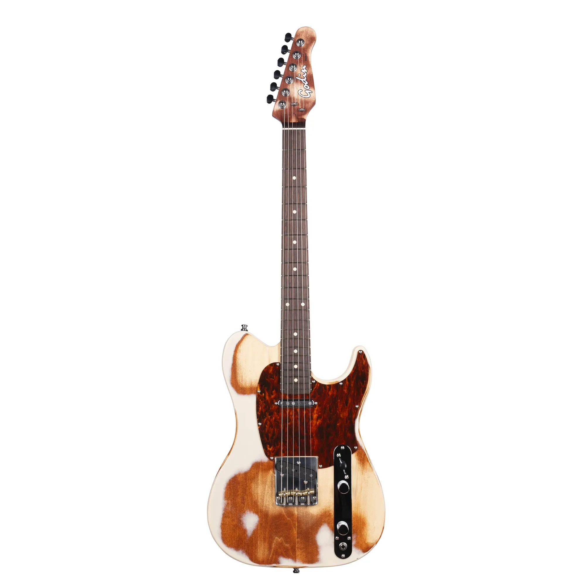 Godin 100309 LTD Stadium Pro Ozark Cream Hangover RN Electric Guitar with Gig Bag - See Decription