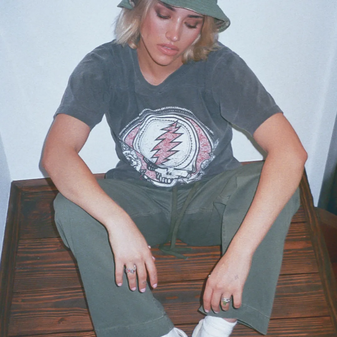 Grateful Dead Steal Your Face Crop Tee
