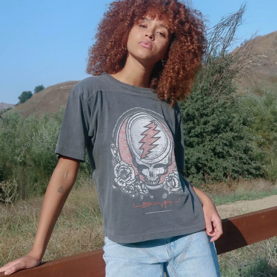 Grateful Dead Steal Your Face Crop Tee