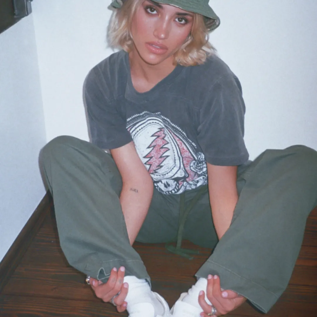 Grateful Dead Steal Your Face Crop Tee