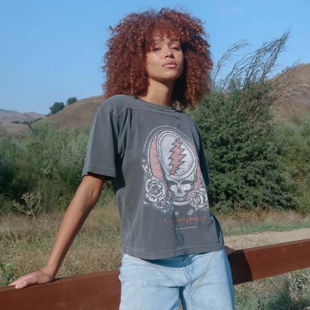 Grateful Dead Steal Your Face Crop Tee