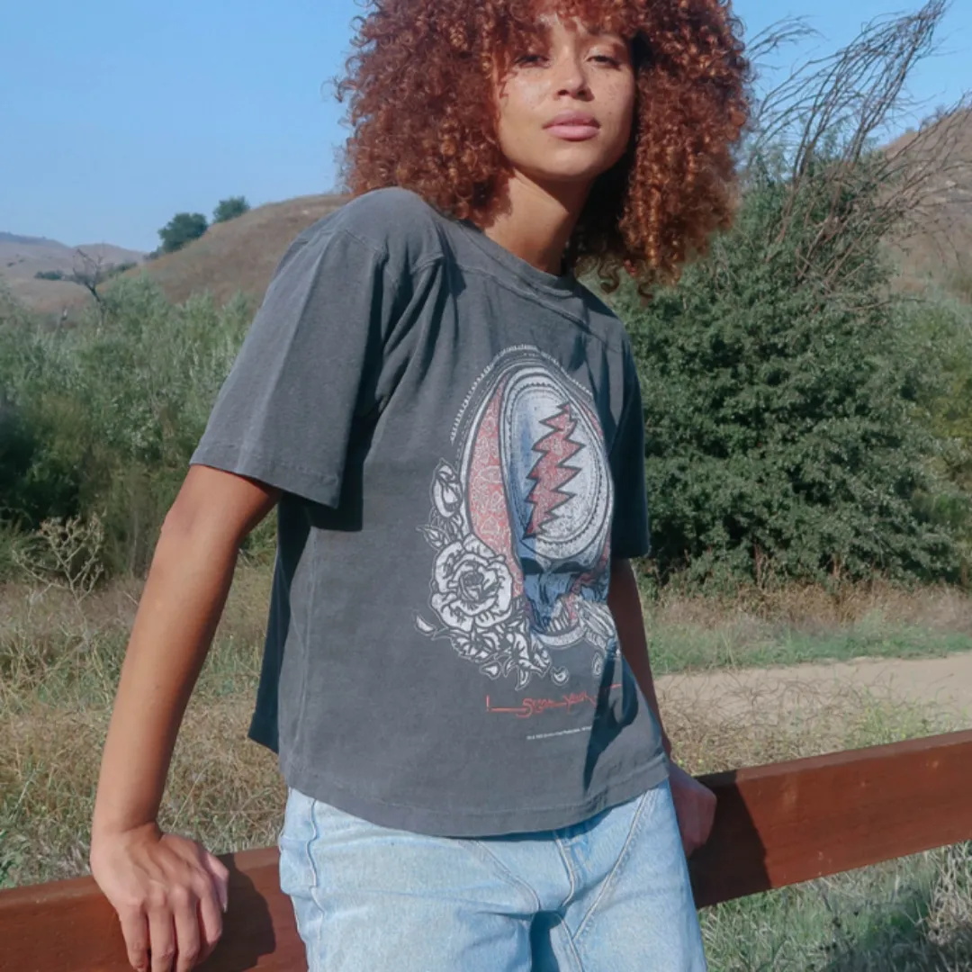 Grateful Dead Steal Your Face Crop Tee