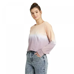 Grayson/Threads Women's Tie-Dye Cropped Sweatshirt