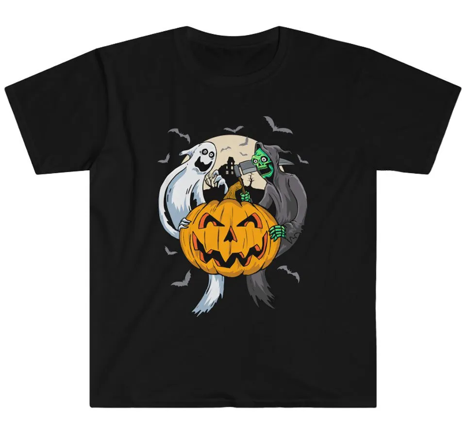 Grinning Ghosts Halloween T-Shirt