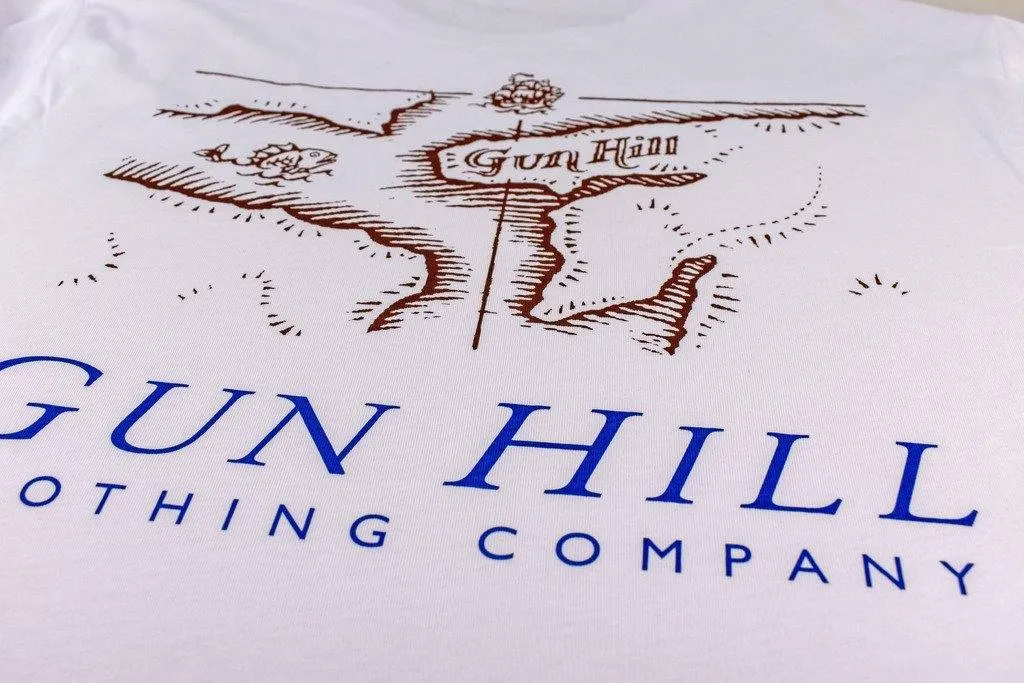Gun Hill Norton Mens White Cotton Tee