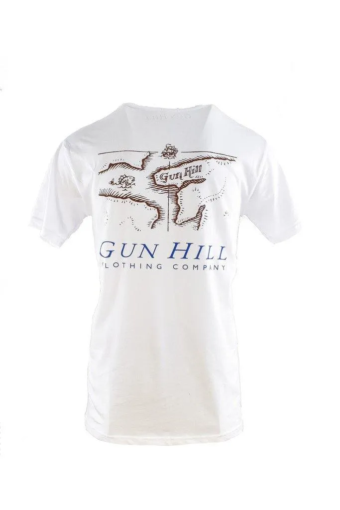 Gun Hill Norton Mens White Cotton Tee