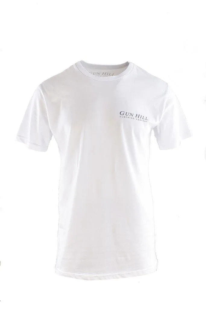 Gun Hill Norton Mens White Cotton Tee