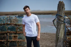 Gun Hill Norton Mens White Cotton Tee
