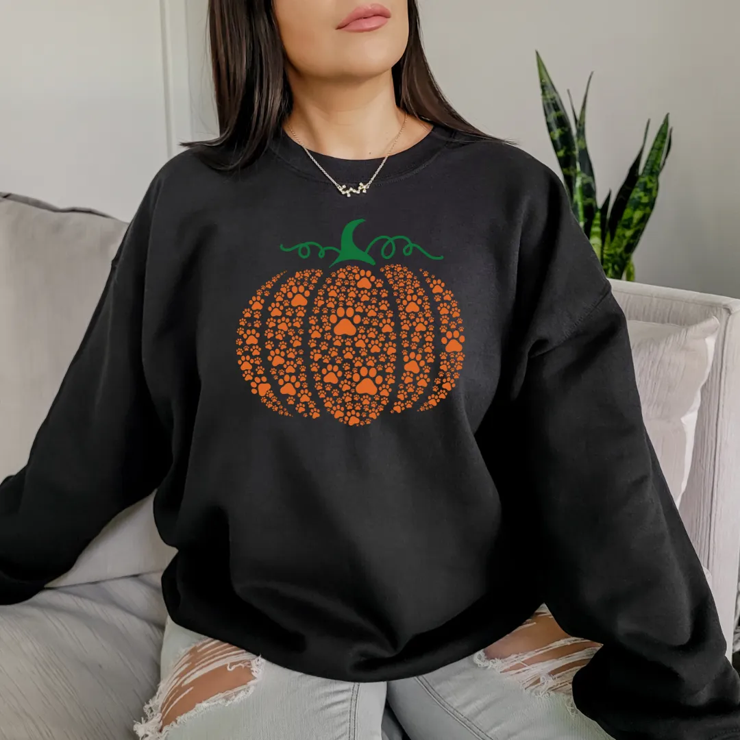 Halloween Dog paw Sweatshirt