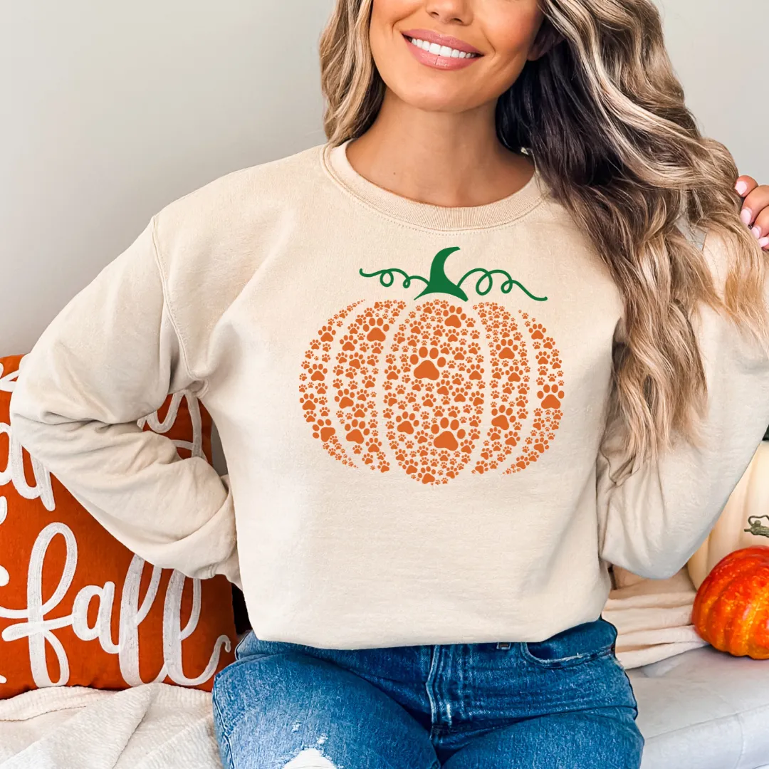 Halloween Dog paw Sweatshirt