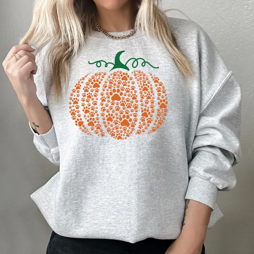 Halloween Dog paw Sweatshirt