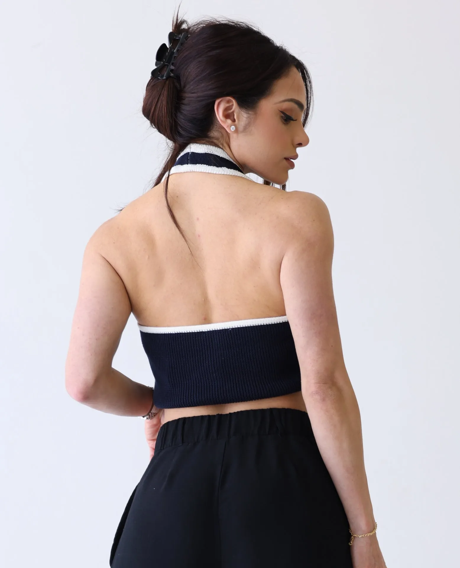 Halter Sweater vest NAVY