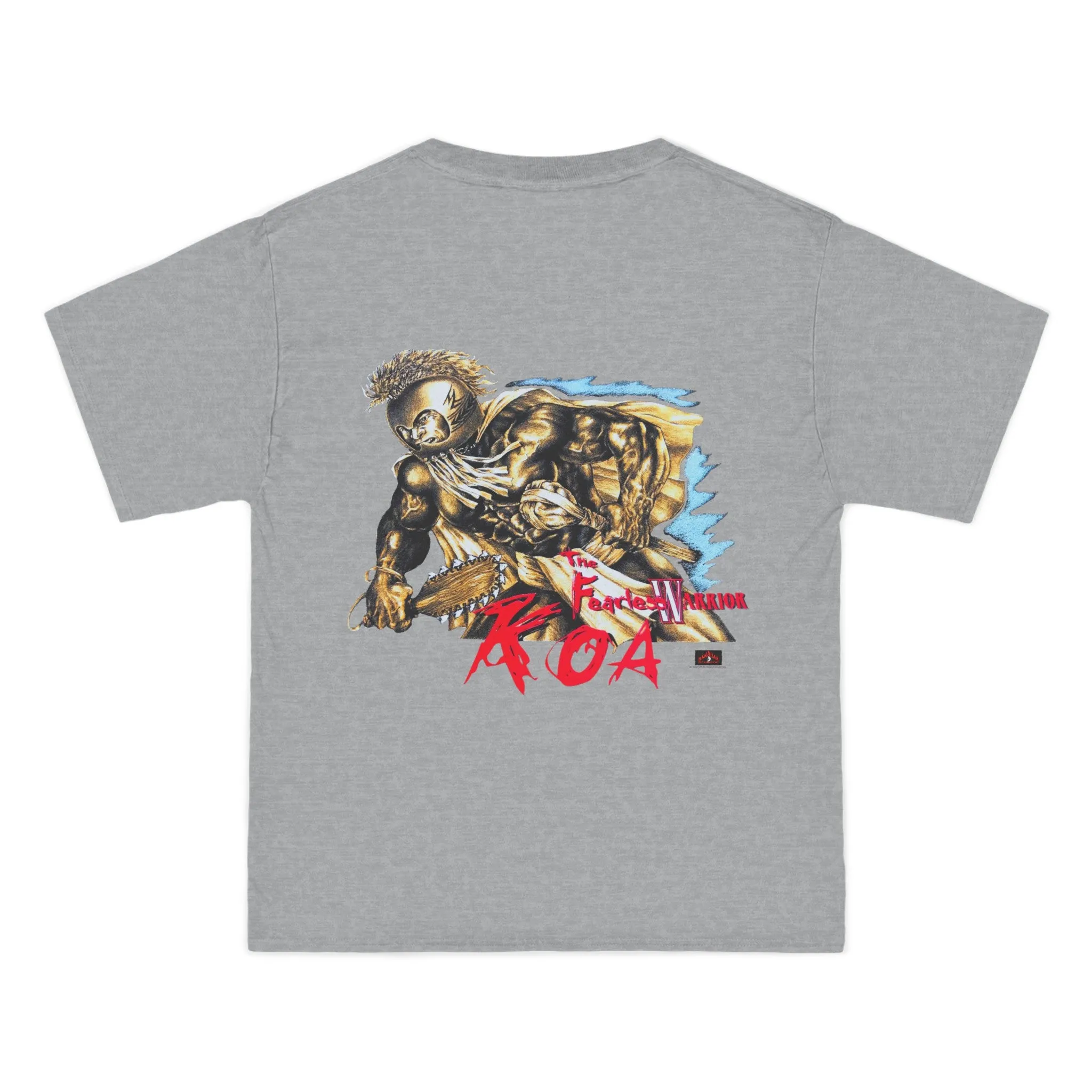Hawaiian Strength The Fearless Warrior Koa Vintage Design 90s New Print Beefy-T®  Short-Sleeve T-Shirt