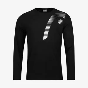 HEAD Club Cliff Mens Long Sleeve Top - Black