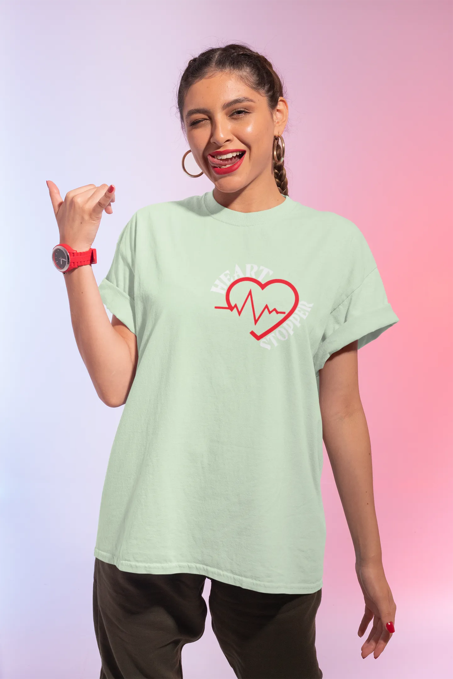 Heart Stopper Oversized T-shirt