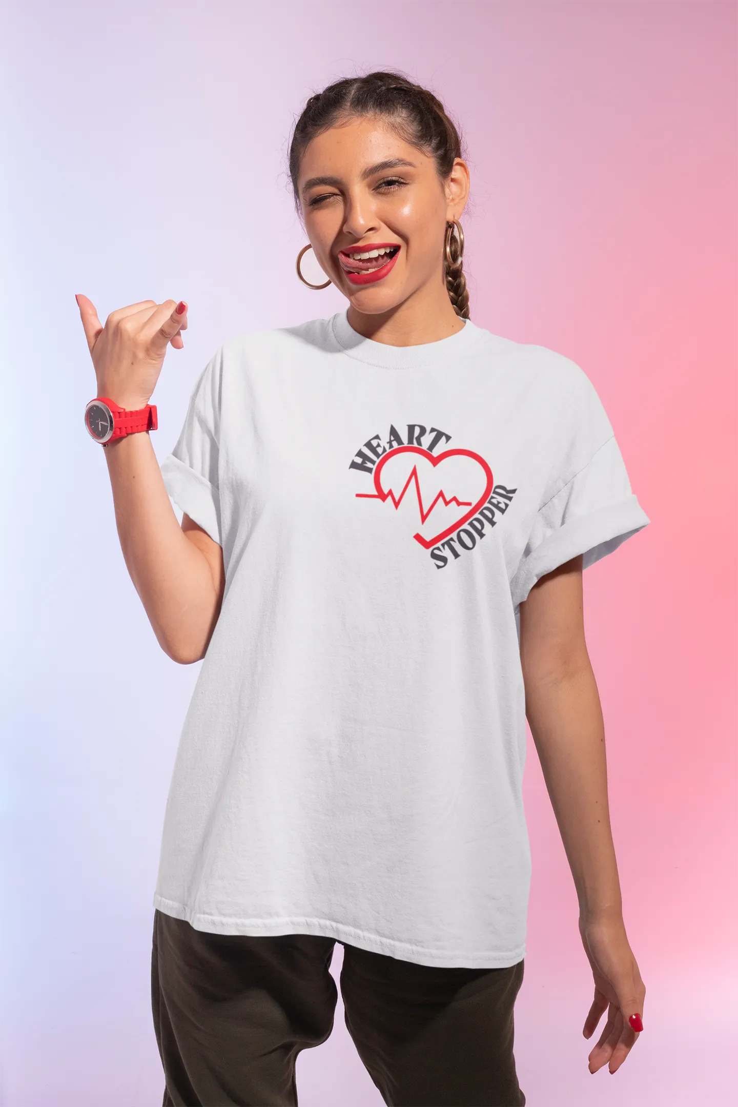 Heart Stopper Oversized T-shirt