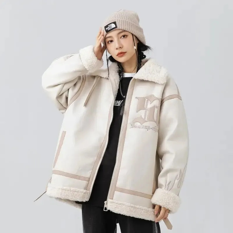Heated Leather and Fur Jacket from the Y2K Streetwear Collection