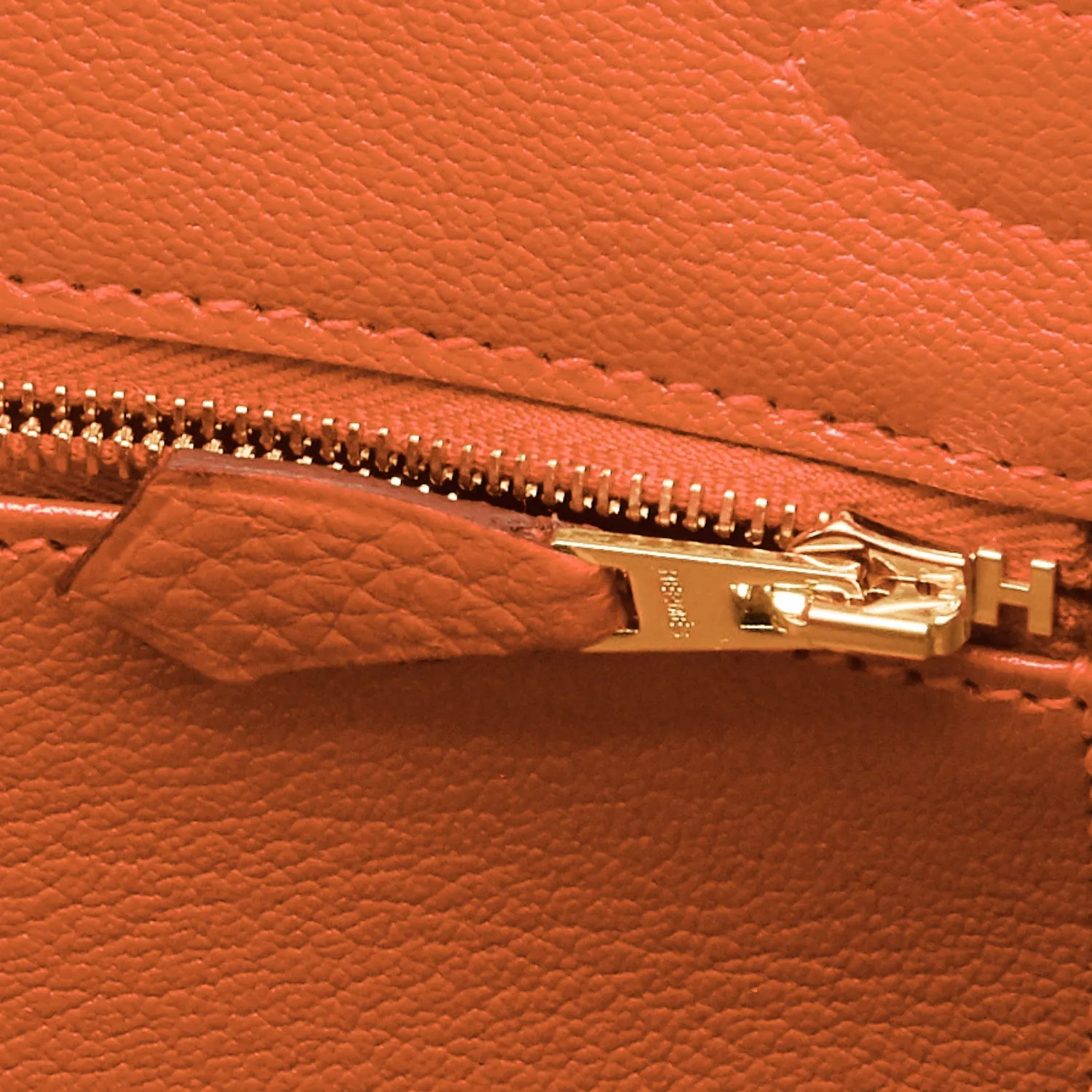 Hermes Feu Orange Birkin 30cm Gold Hardware Y Stamp, 2020
