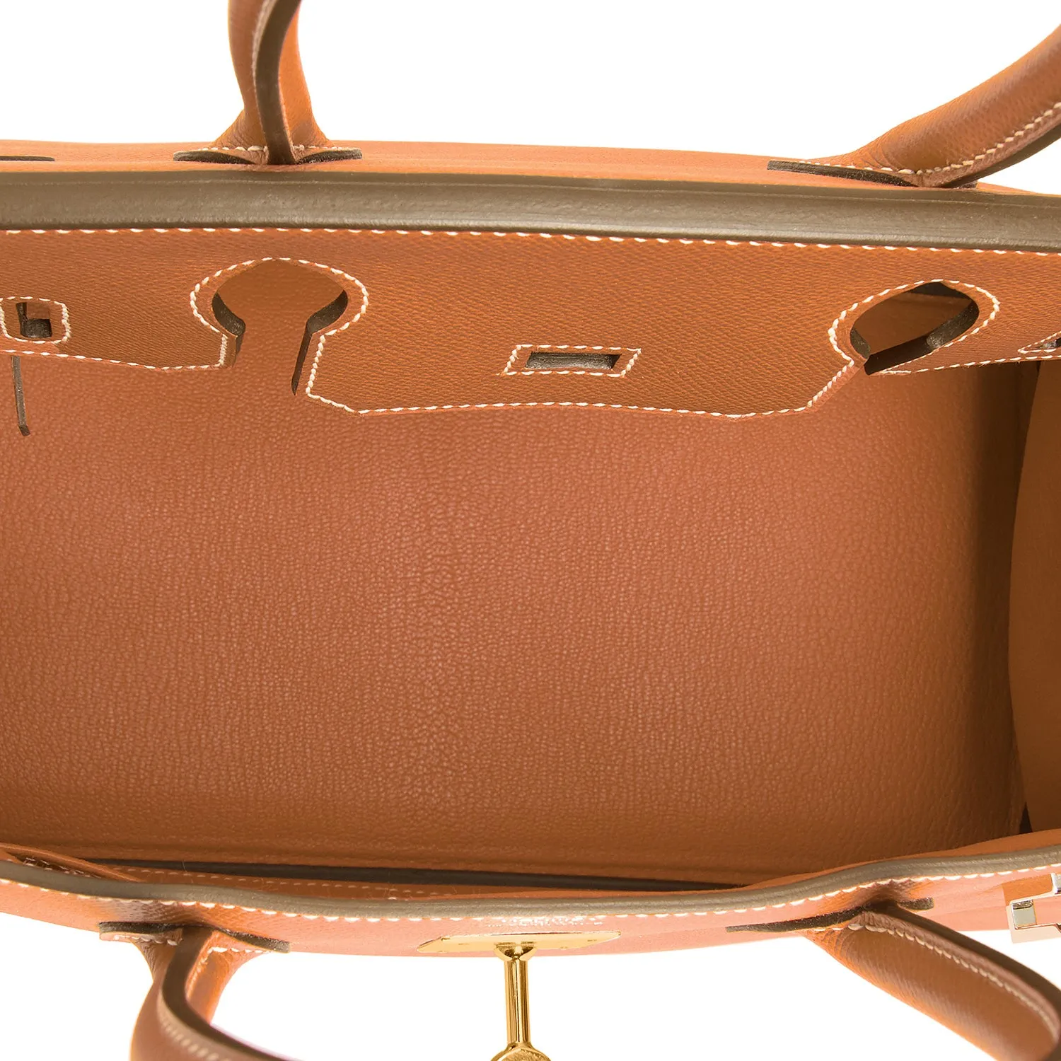 Hermes Gold Camel Tan Birkin 30cm Epsom Gold Hardware