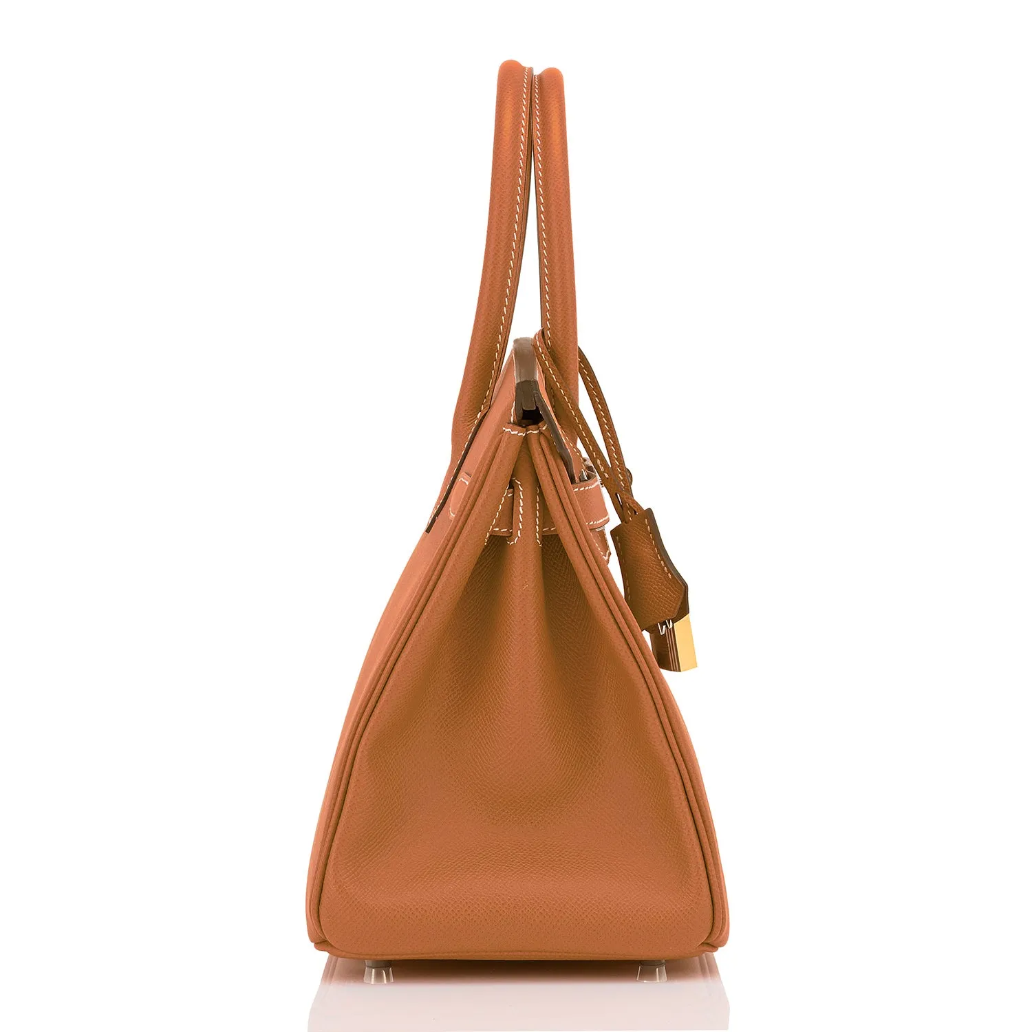 Hermes Gold Camel Tan Birkin 30cm Epsom Gold Hardware