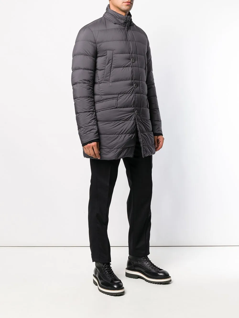 Herno Coats Grey