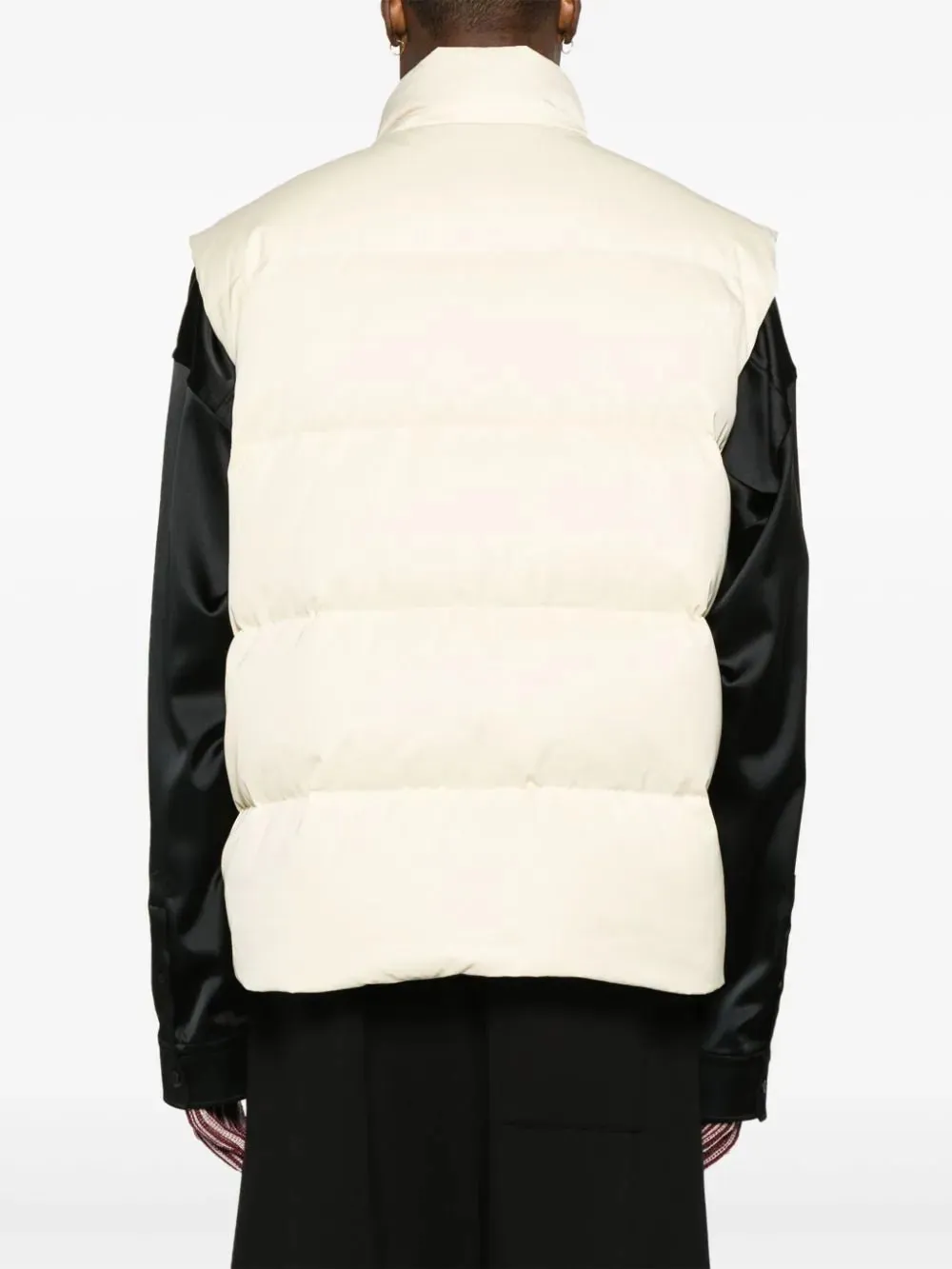High-Neck Quilted Gilet