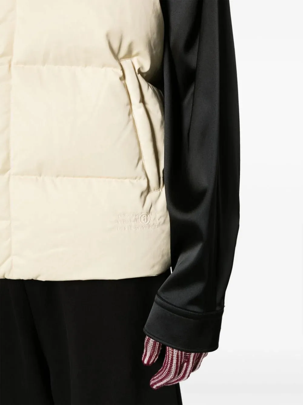 High-Neck Quilted Gilet