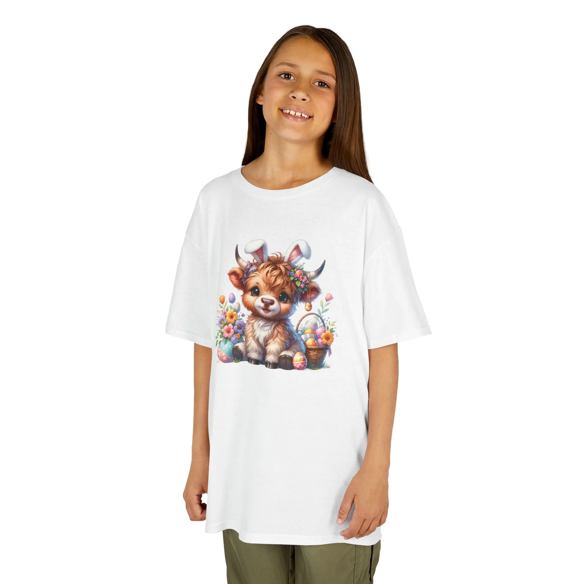 Highland Cow Easter KIDS T-Shirt