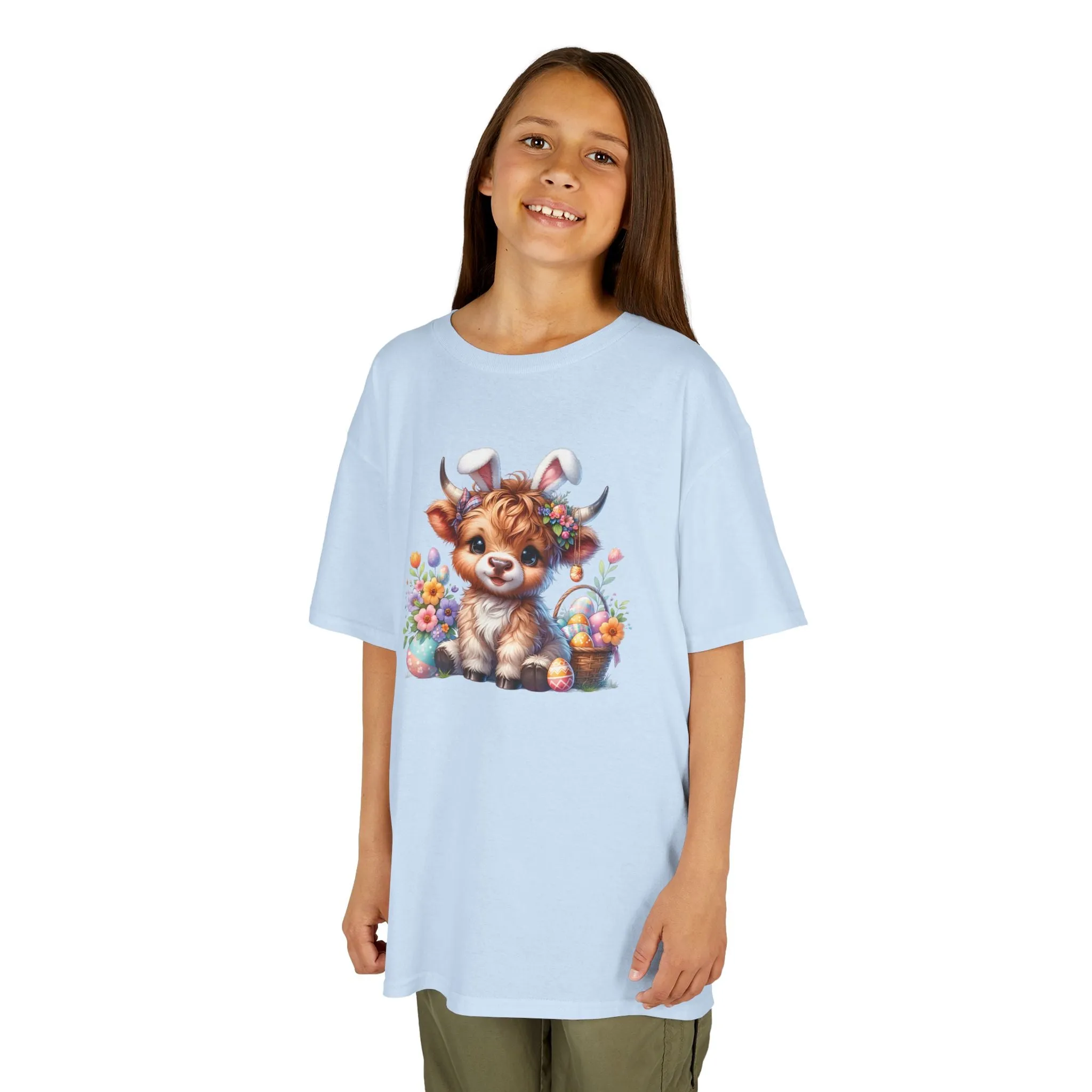 Highland Cow Easter KIDS T-Shirt