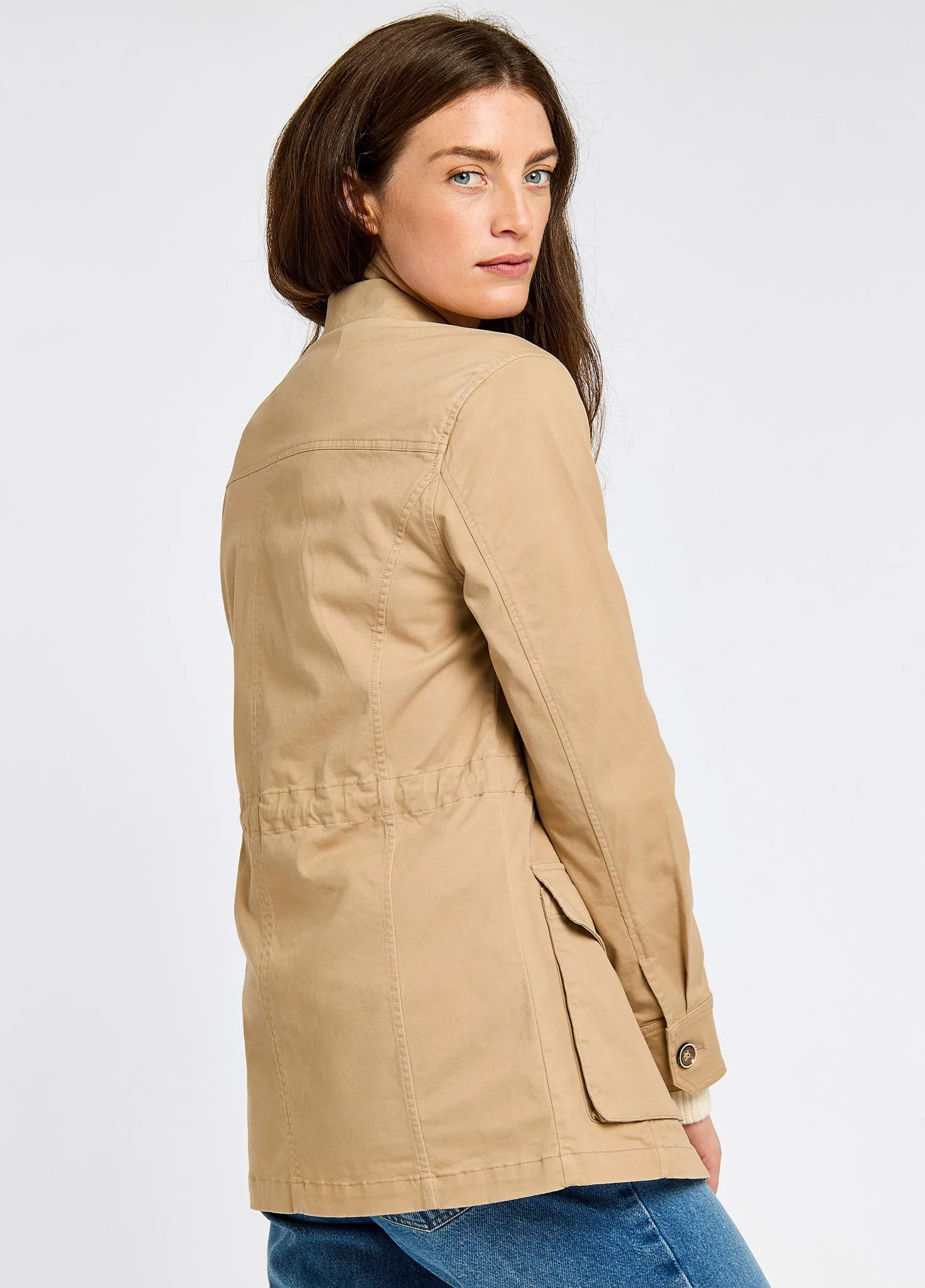 Hudson Ladies' chino field jacket - Sand