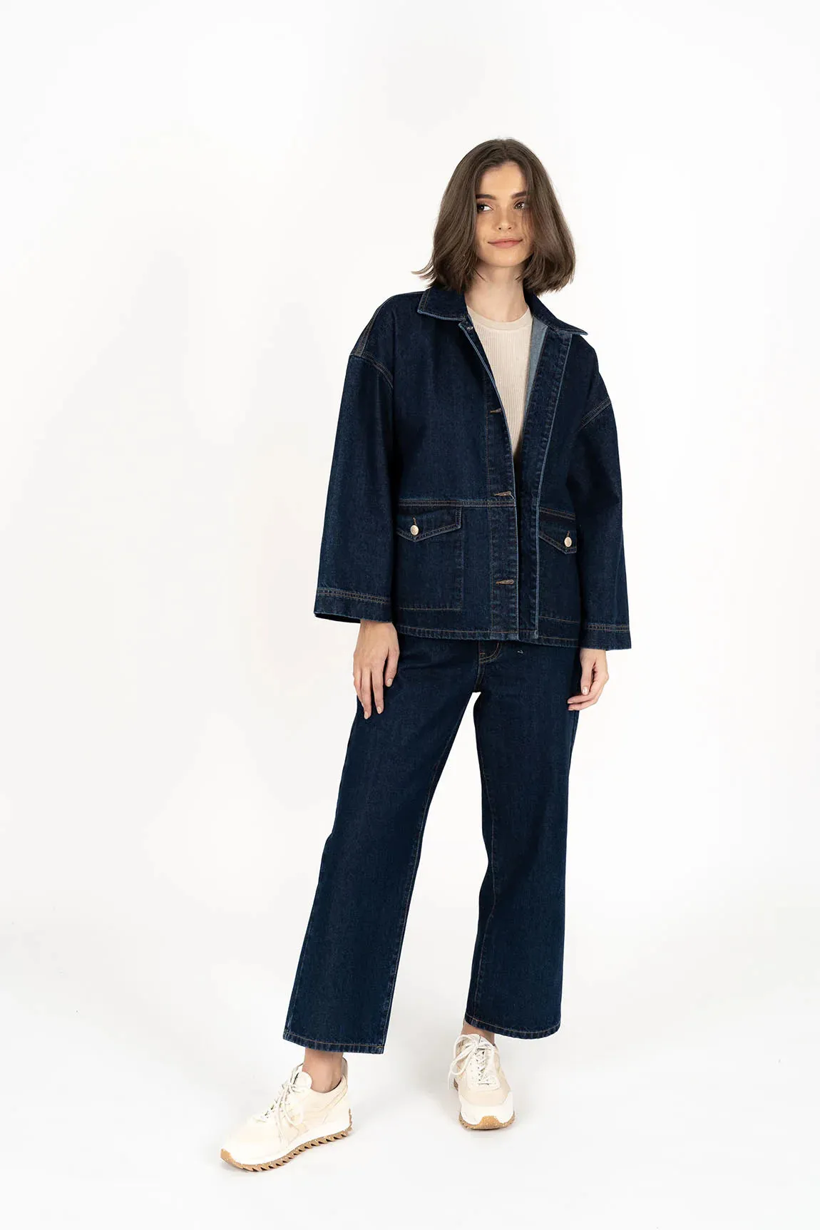 Humidity Loz Jacket | Dark Blue Denim