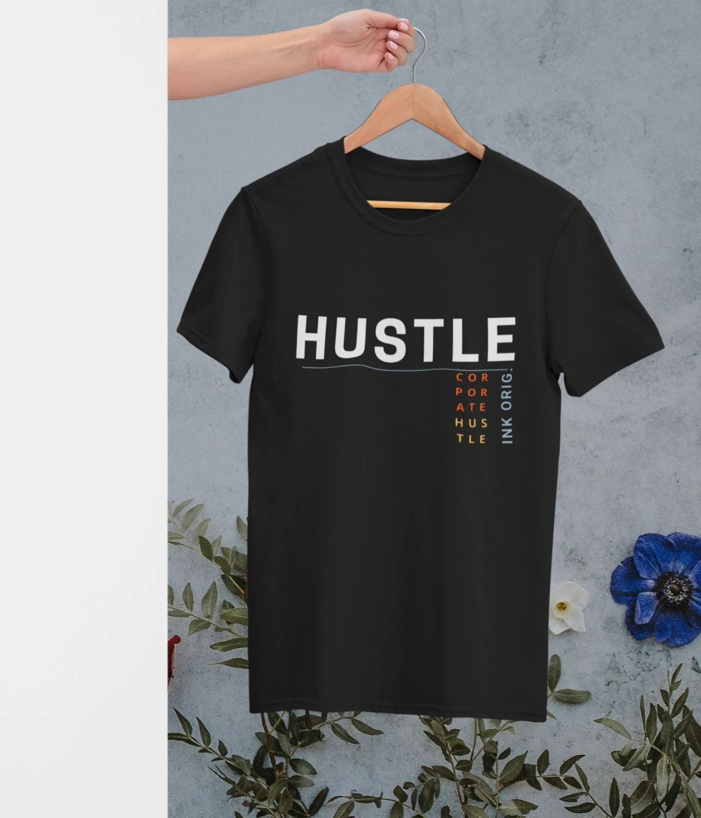 Hustle - Unisex Classic T-Shirt - Black