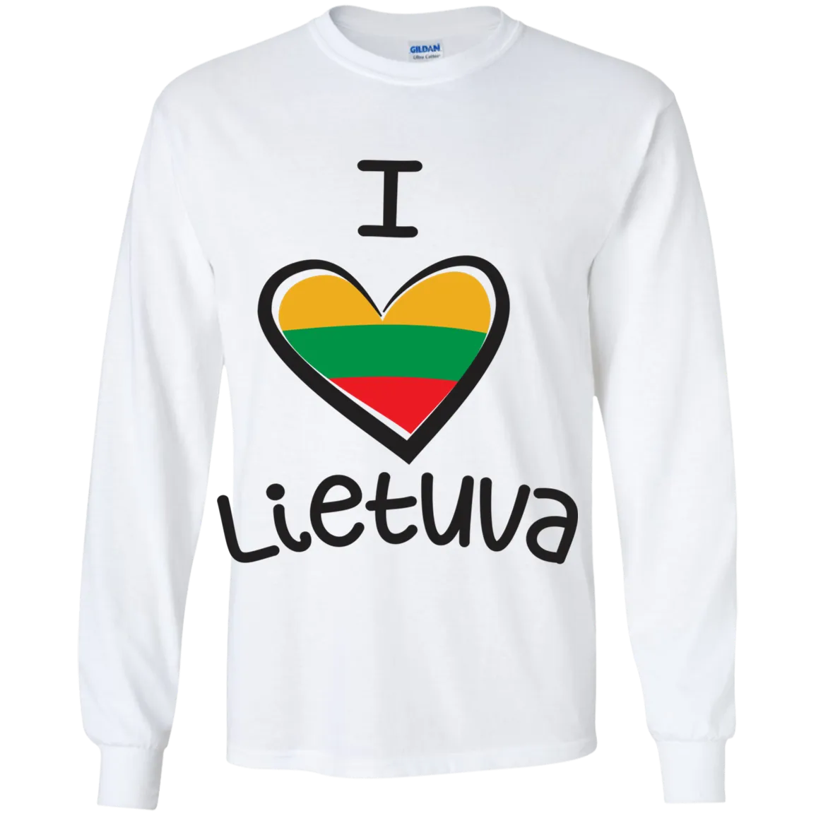 I Love Lietuva - Boys Youth Classic Long Sleeve T-Shirt