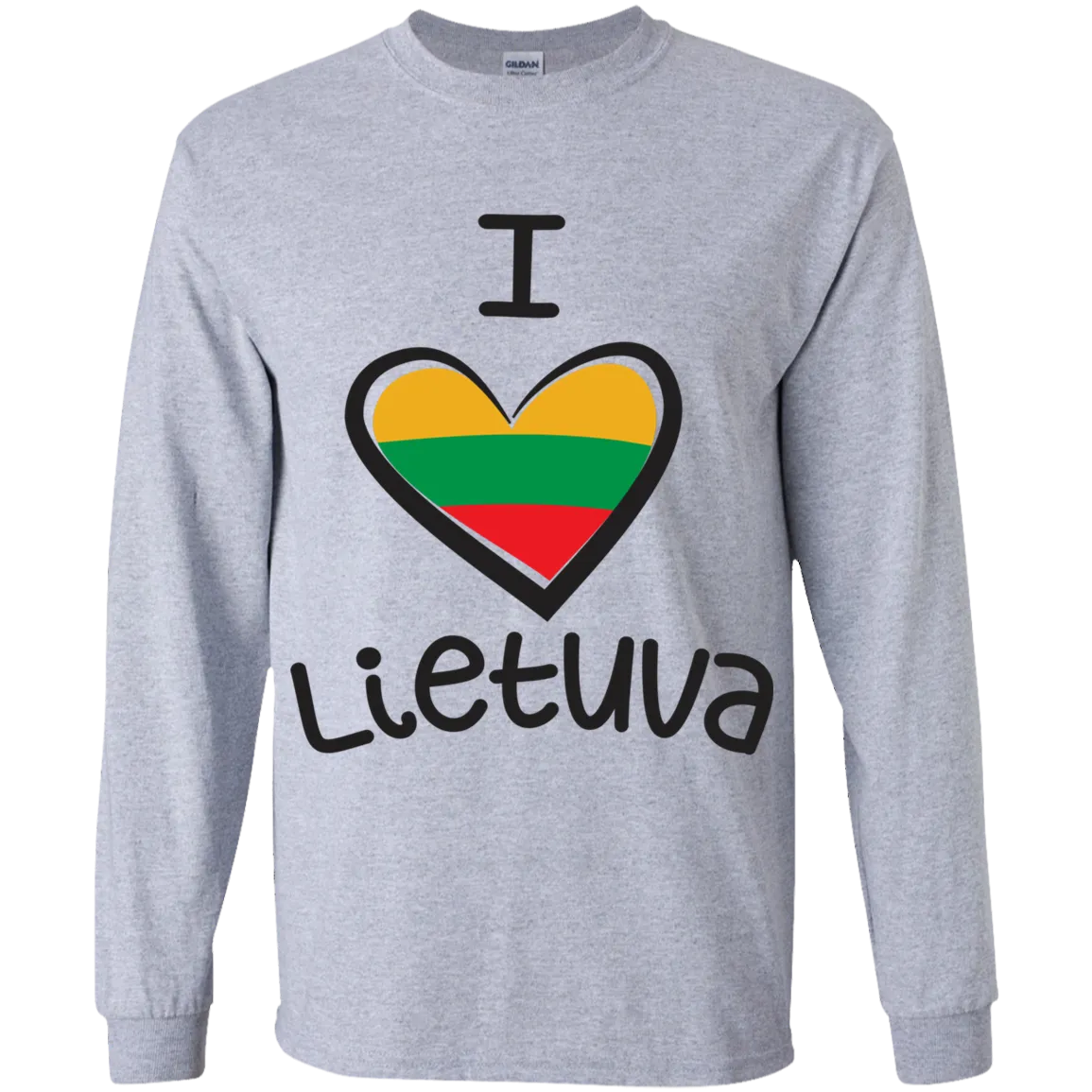 I Love Lietuva - Boys Youth Classic Long Sleeve T-Shirt
