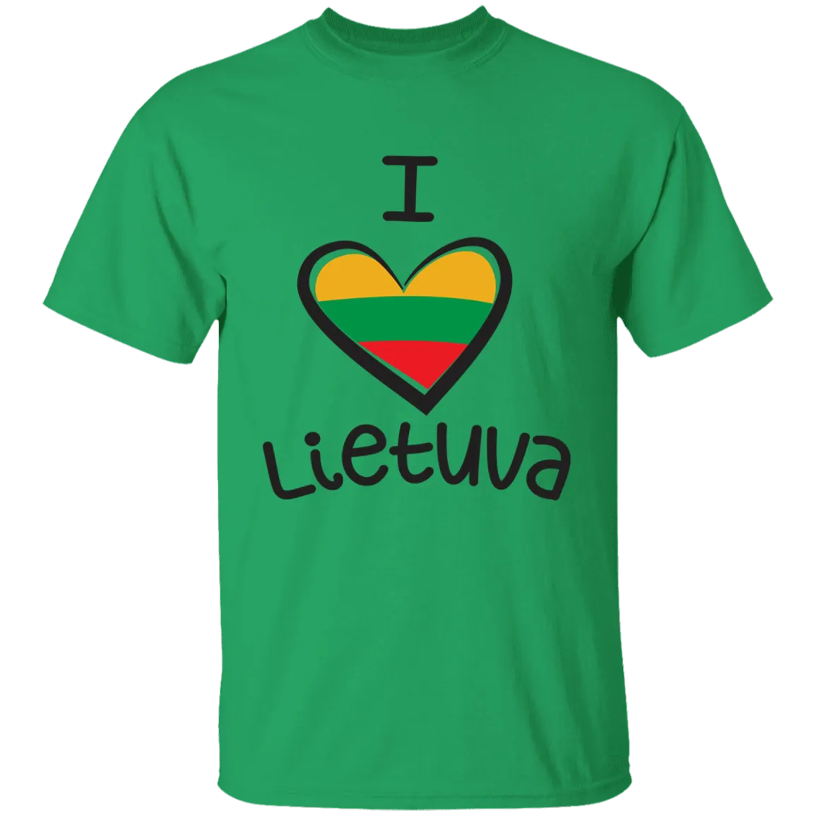 I Love Lietuva - Boys/Girls Youth Classic Short Sleeve T-Shirt